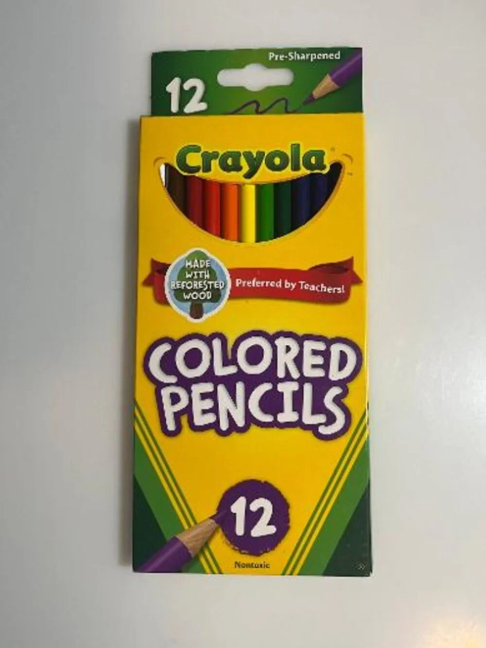 COLOR-4 12 Pack Crayola Colored Pencils